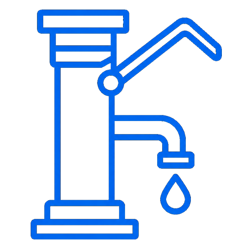 Water well pump installation