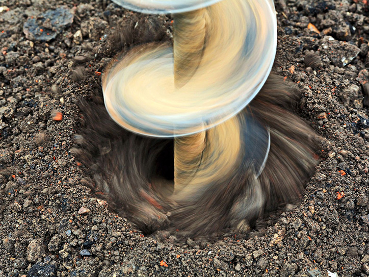 Professional water well drilling equipment in the Fraser Valley